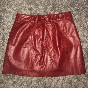 ✨Vintage Express Leather Skirt